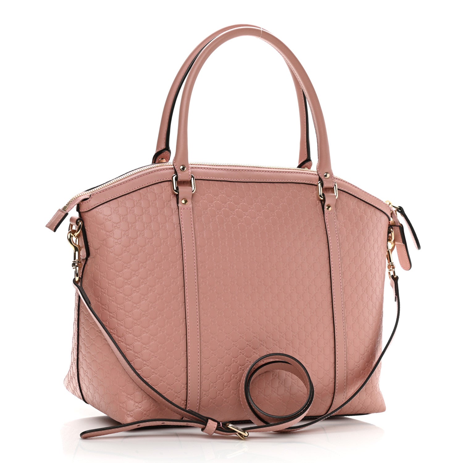 Gucci Soft Microguccissima Large Dome Satchel Soft Pink 4 of 12
