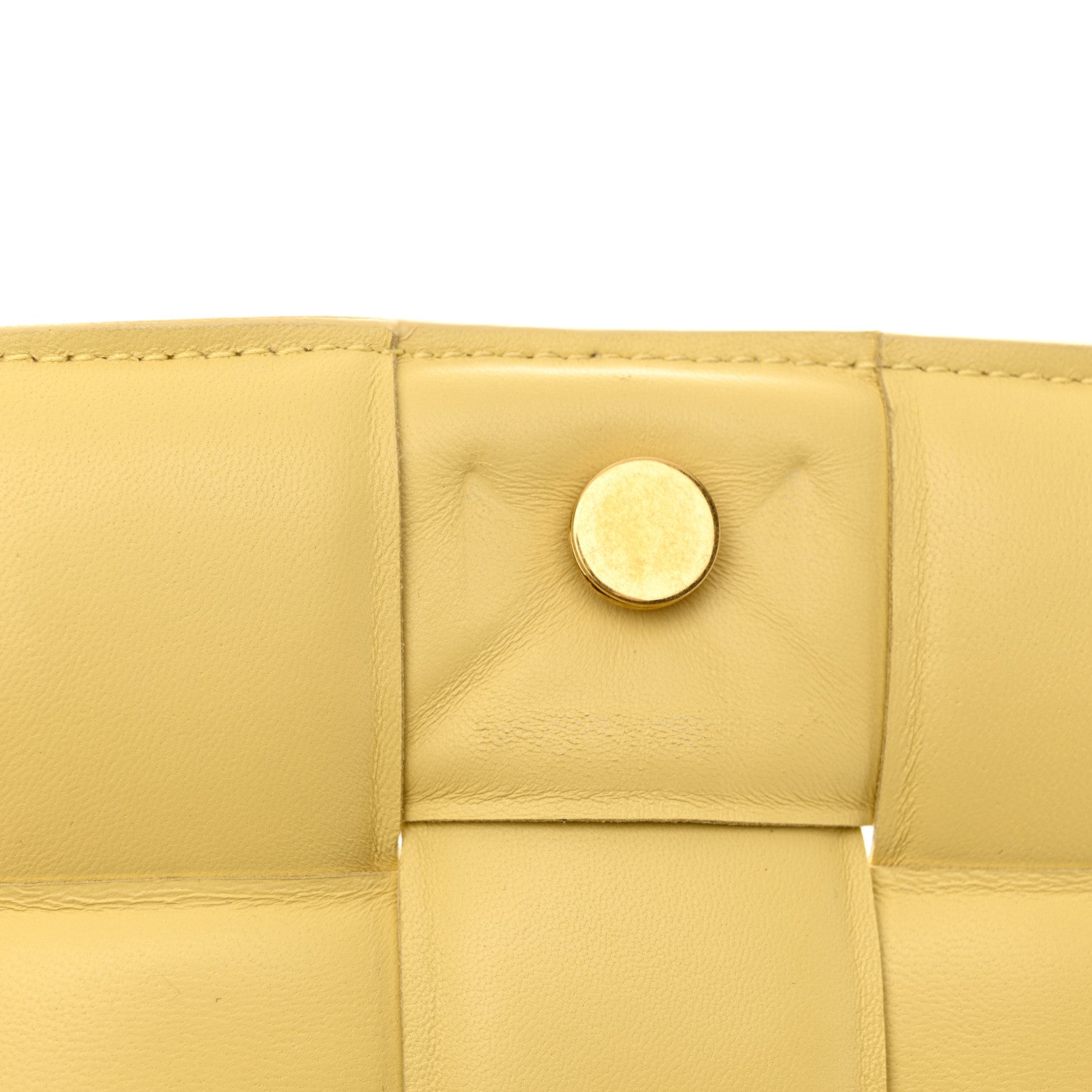 Bottega Veneta Lambskin Maxi Intreccio Padded Chain Cassette Crossbody Bag Corn 11 of 11