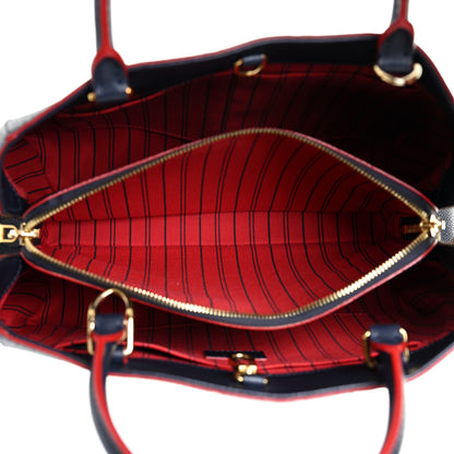 Louis Vuitton Empreinte Montaigne MM Marine Rouge 5 of 11