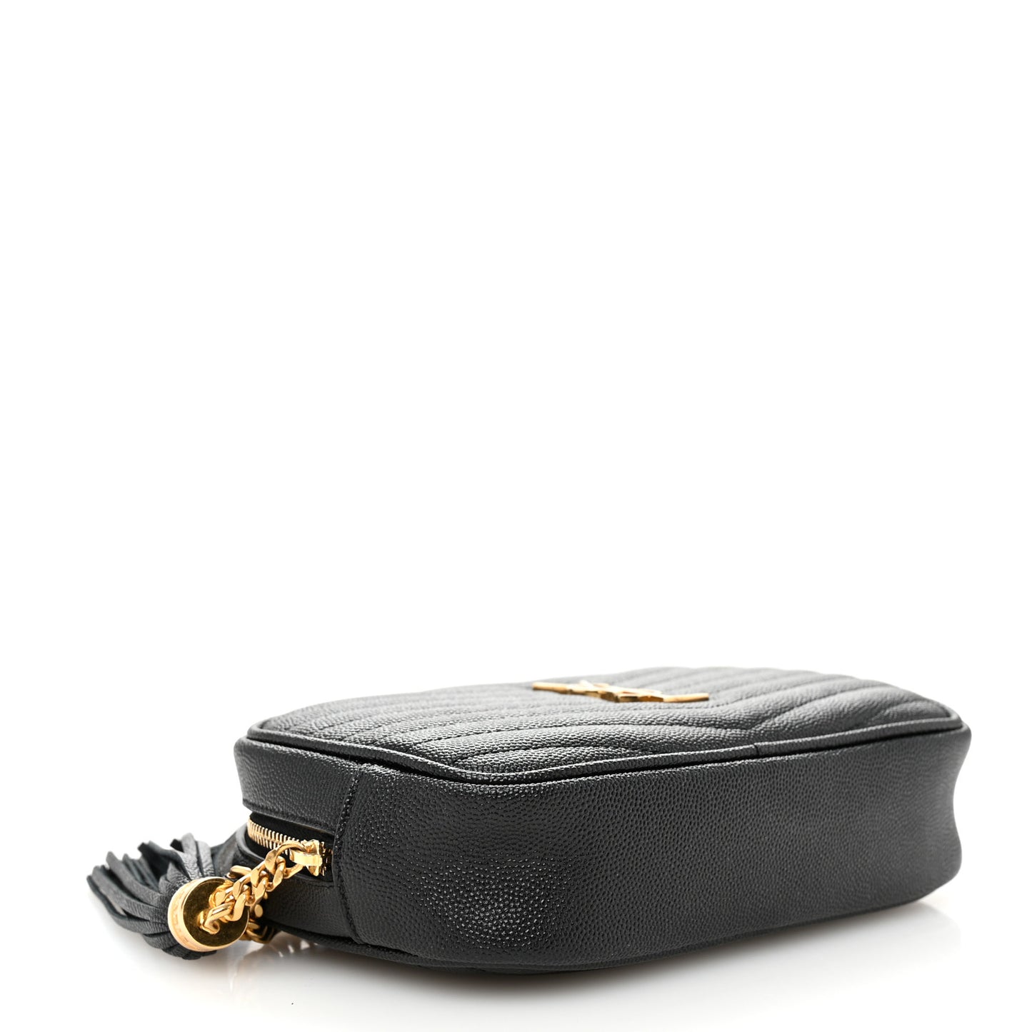 Grain De Poudre Matelasse Monogram Mini Lou Camera Bag Black