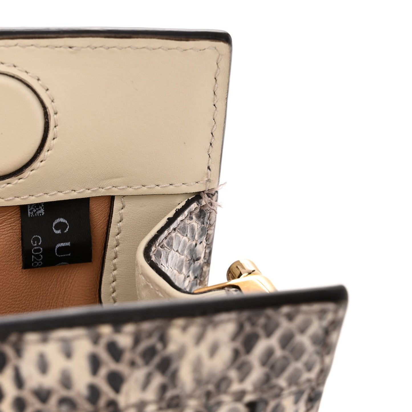 Snakeskin GG Small Ophidia Chain Shoulder Bag Roccia