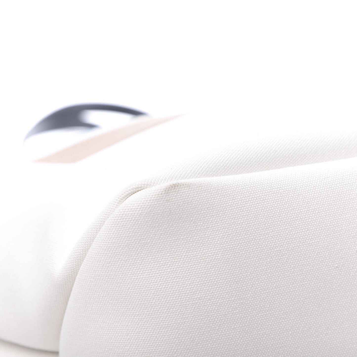 Canvas Racing Logo Tote White