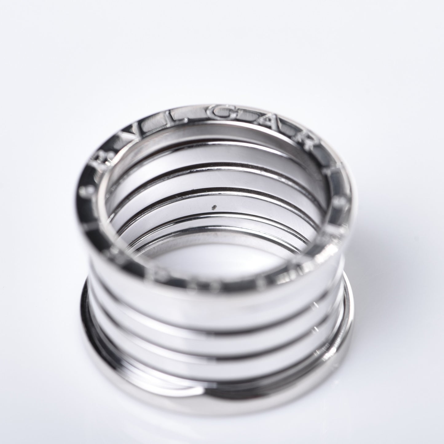 18K White Gold B.Zero1 Five-Band Ring 51 5.75
