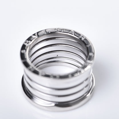 Bulgari 18K White Gold B.Zero1 Five-Band Ring 51 5.75 5 of 8