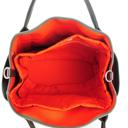 Hermes Toile Sac De Pansage Groom Kaki Feu 6 of 9
