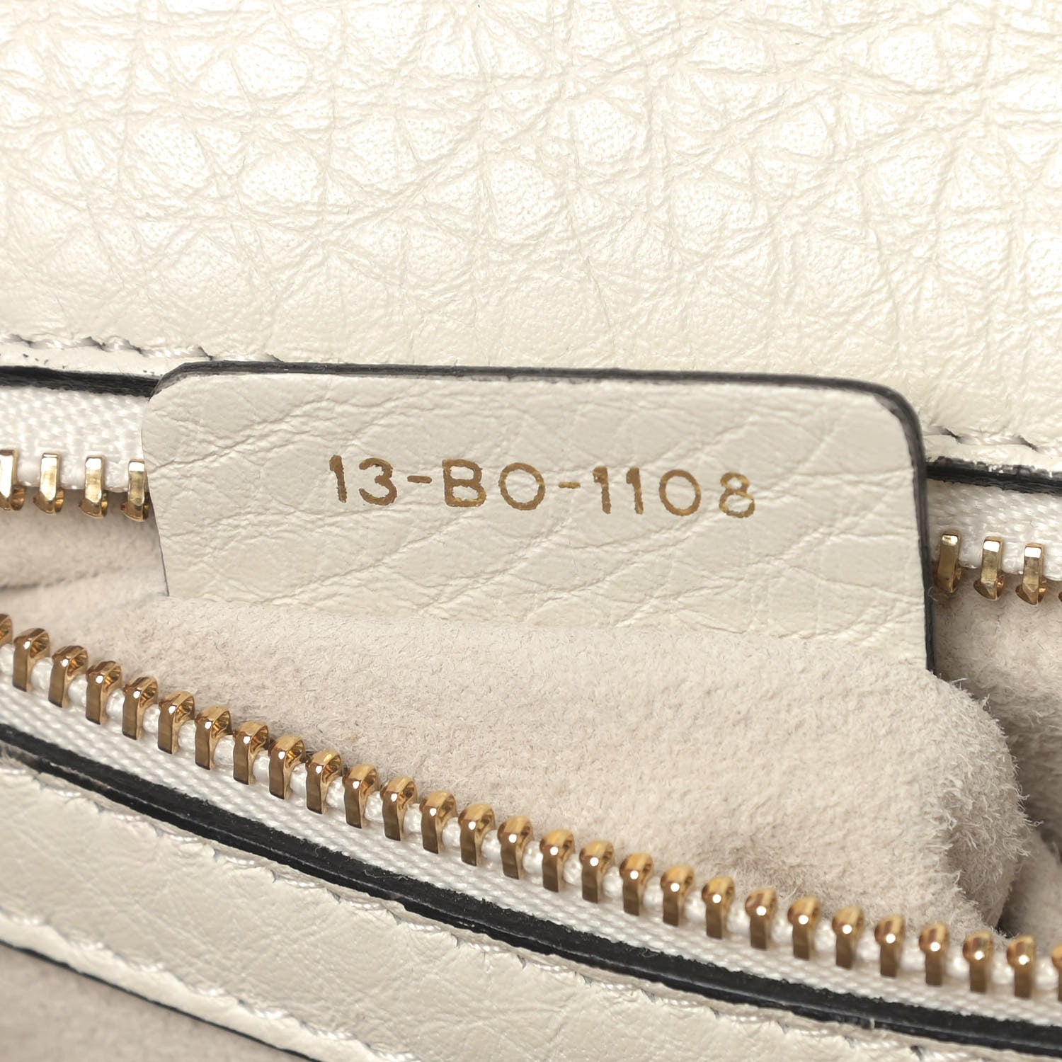 Christian Dior Grained Calfskin Small Diorama Flap Bag Off White 12 of 13