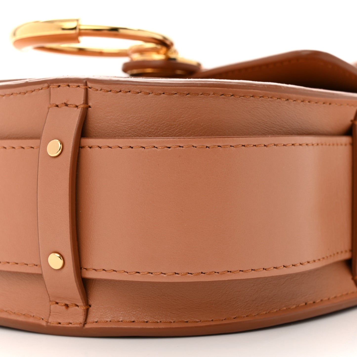 Calfskin Small Tess Bag Muted Brown