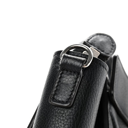 Celine Drummed Calfskin Nano Luggage Black 5 of 7