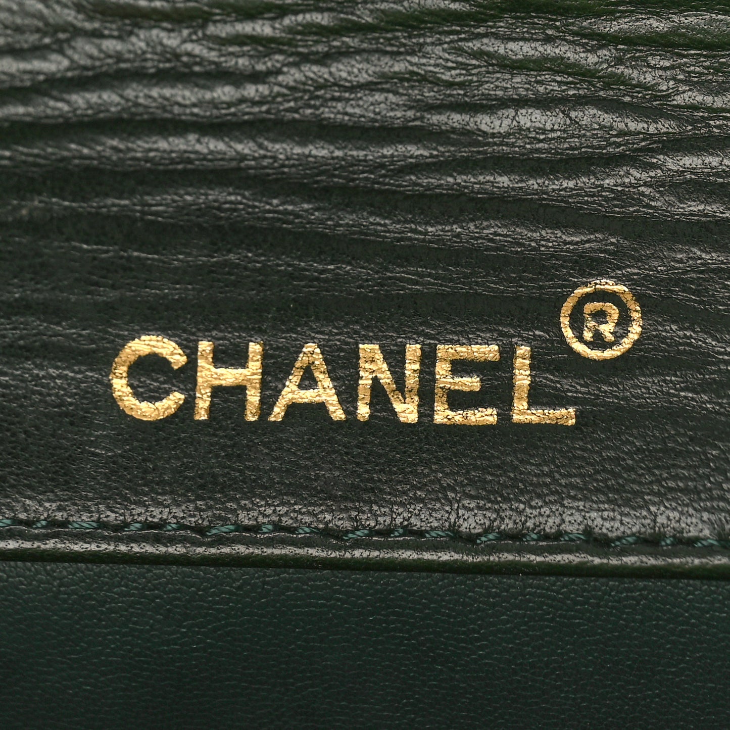 Lambskin Quilted Extra Mini Square Flap Green