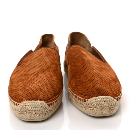 Christian Louboutin Veau Velours Mens Espadon Flat Espadrilles 45 Toscan 2 of 8