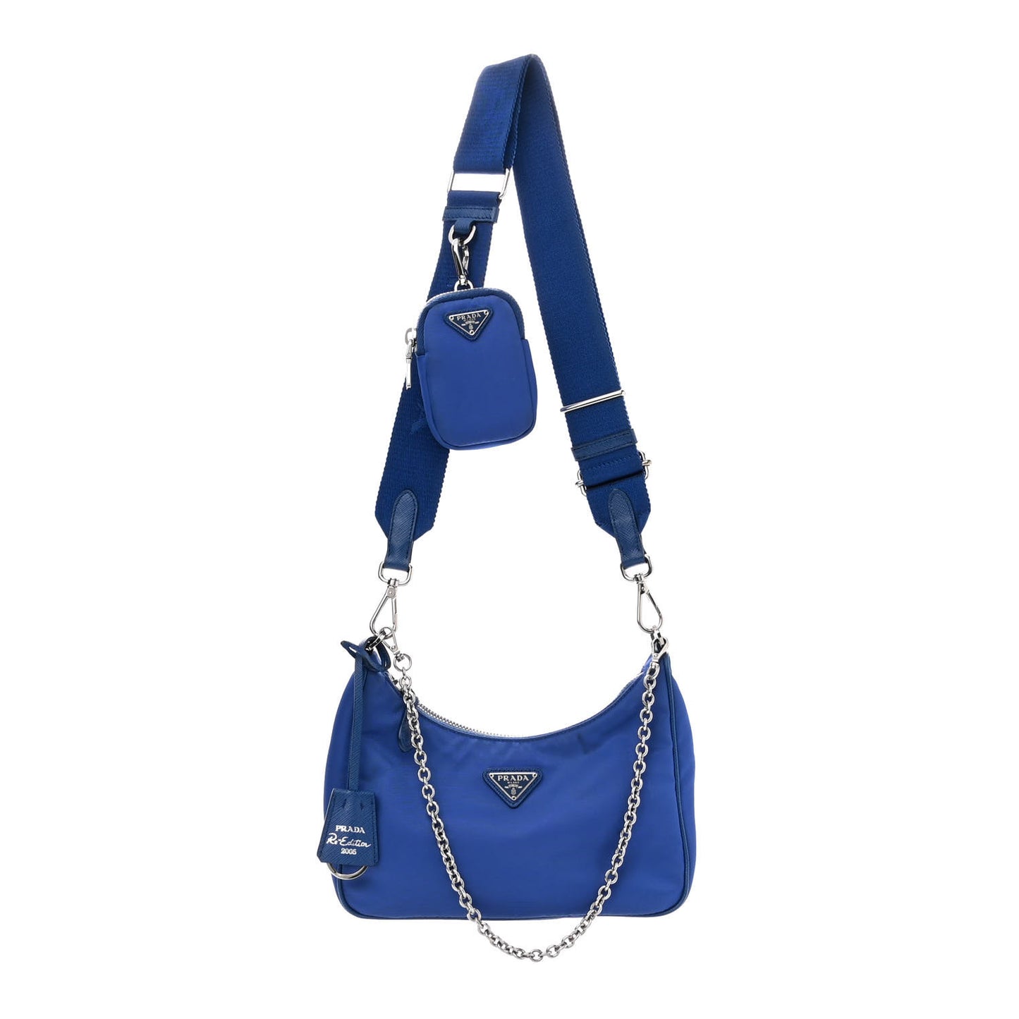 Nylon Re-Edition 2005 Shoulder Bag Indaco