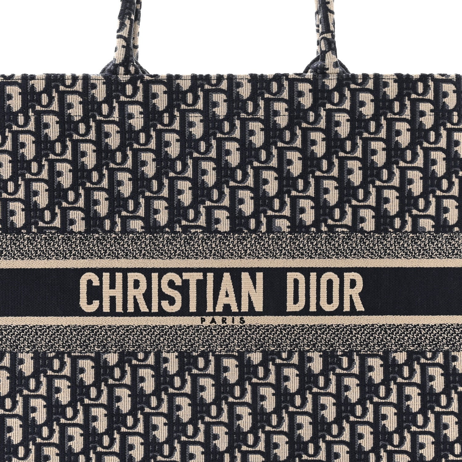 Christian Dior Oblique Large Book Tote Blue Multicolor 8 of 10