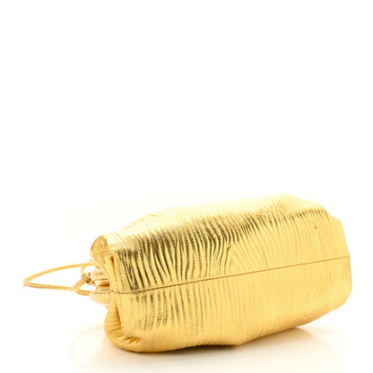 Bottega Veneta Metallic Bark Calfskin The Mini Pouch Gold 4 of 11