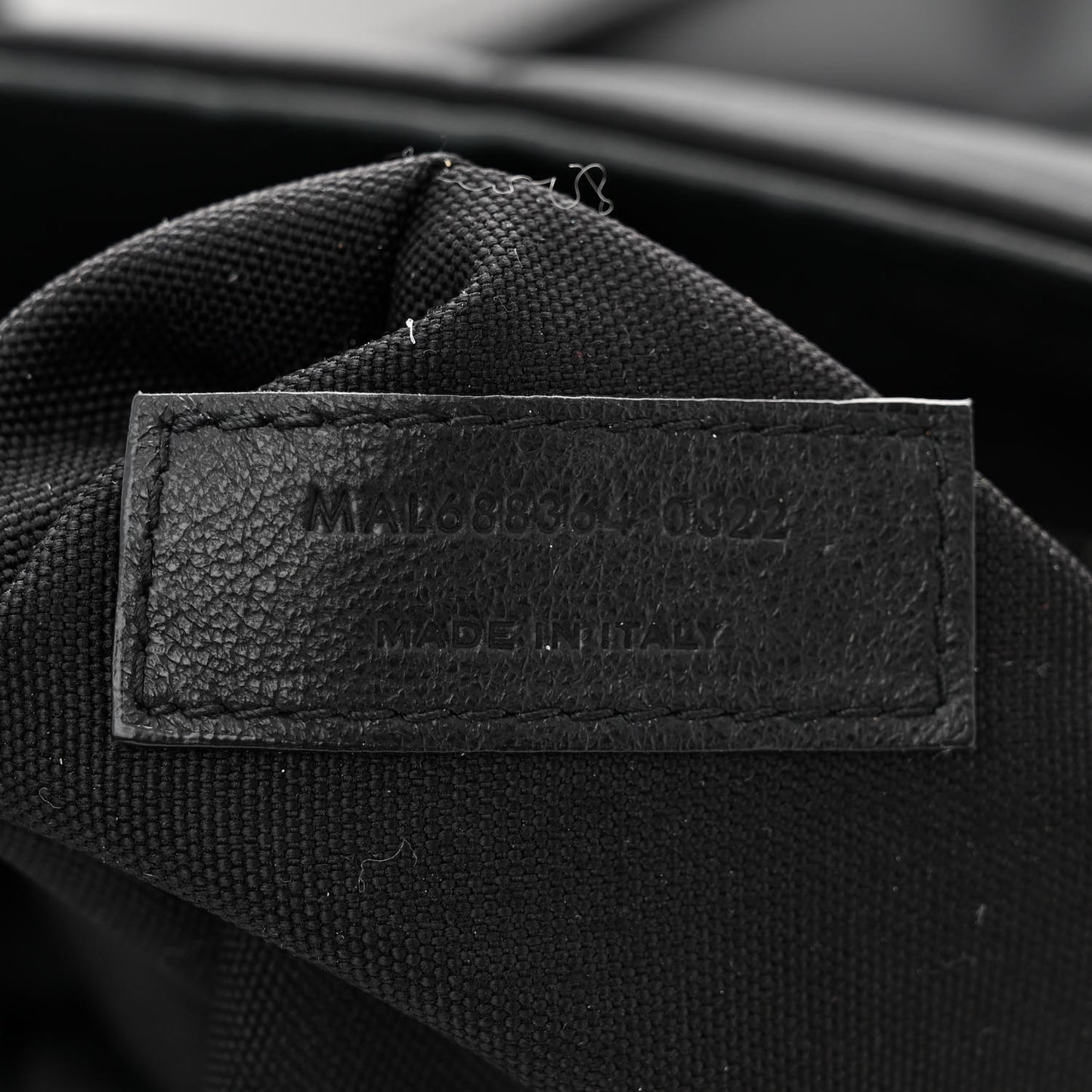 Nylon Puffer Tote Bag Black