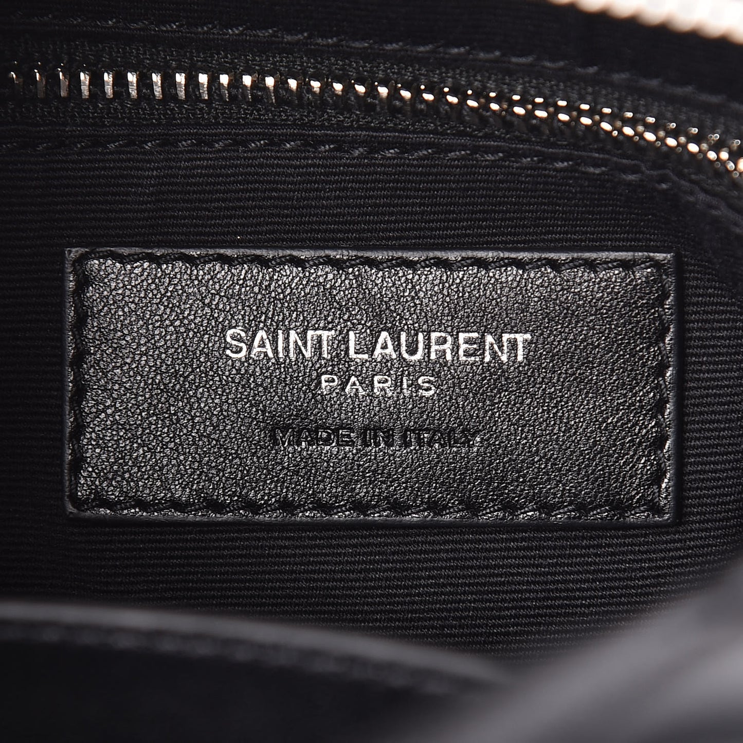 Calfskin Y Quilted Monogram Small Loulou Bowling Bag Black