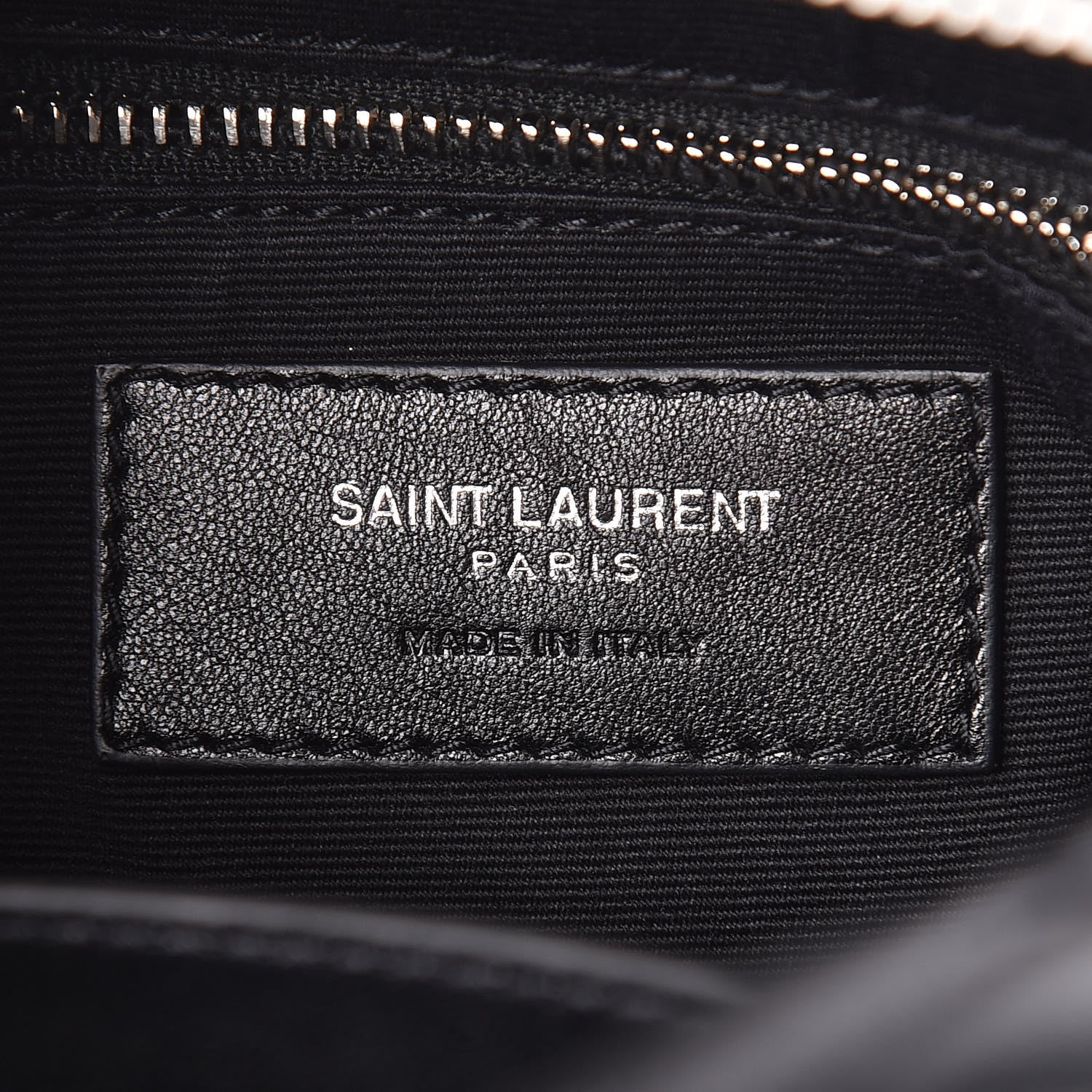 Saint Laurent Calfskin Y Quilted Monogram Small Loulou Bowling Bag Black 8 of 10