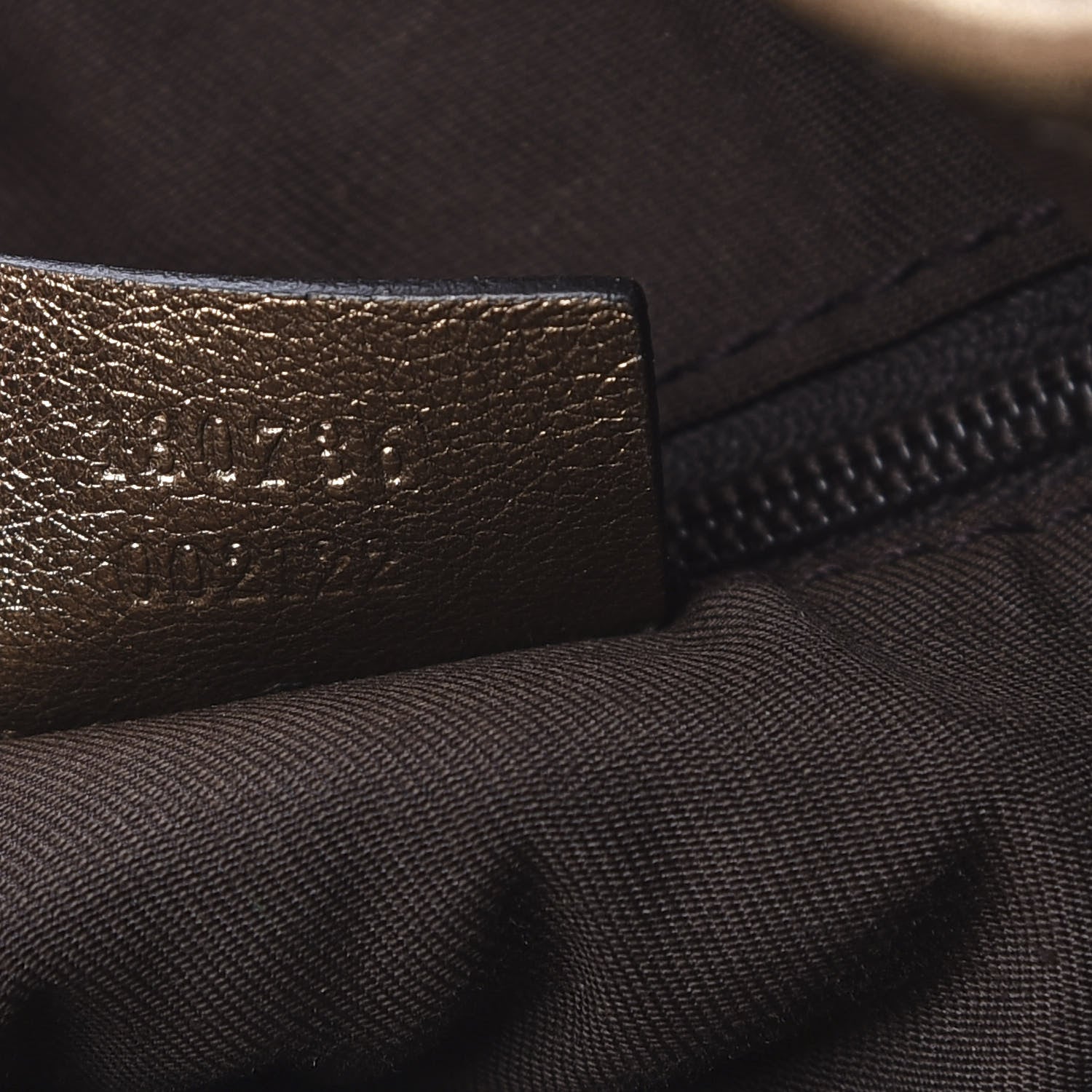 Gucci Satin Monogram Medium Abbey Shoulder Bag Bronze 7 of 14