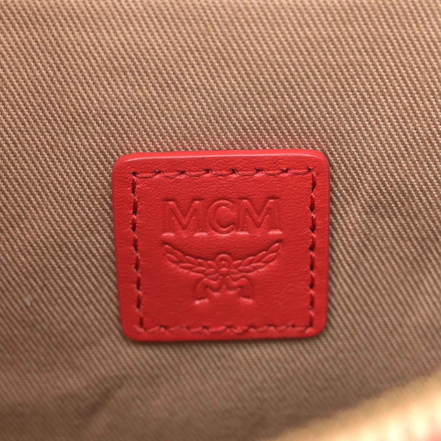 MCM New Years Visetos Small Klassik Crossbody Viva Red 6 of 11