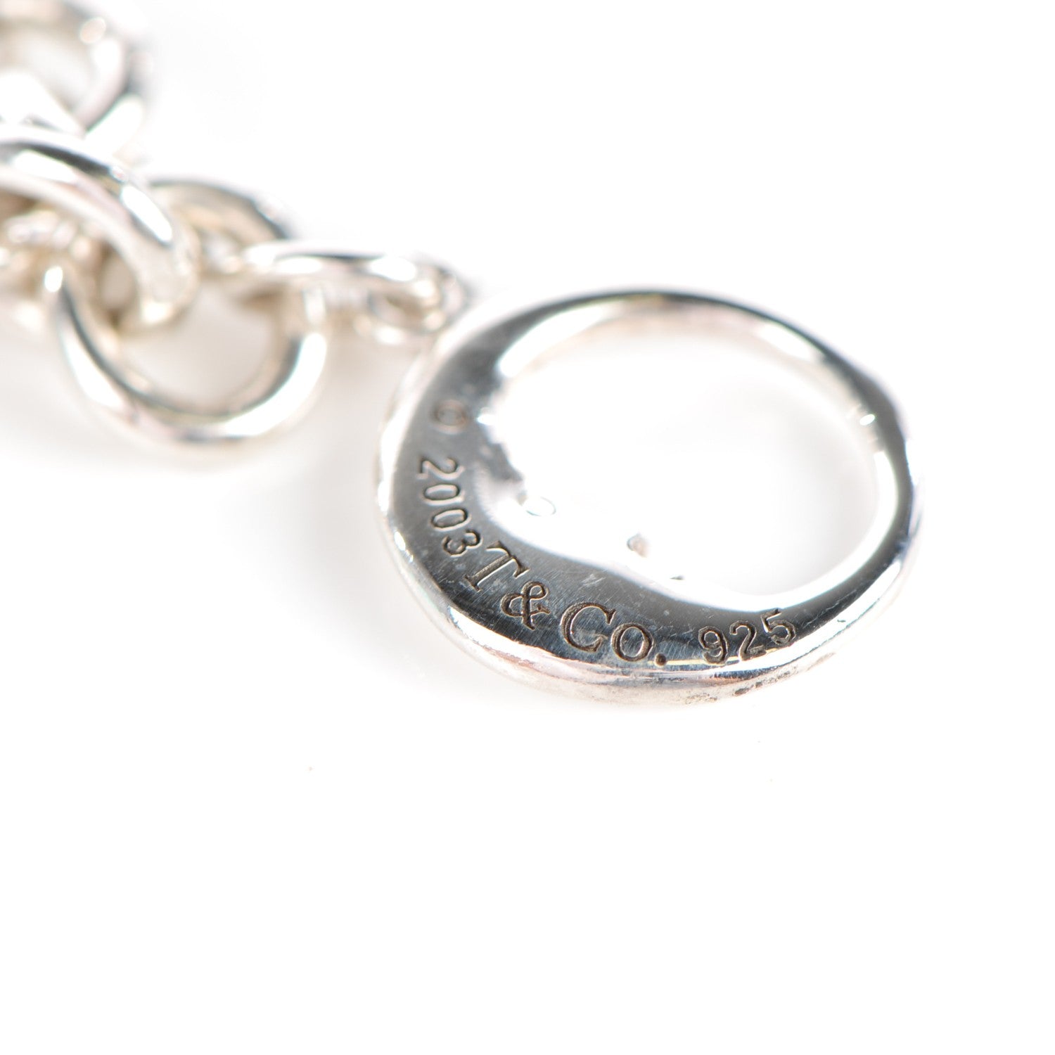 Tiffany Sterling Silver Peridot Rhodolite Iolite Charm Bracelet 4 of 4