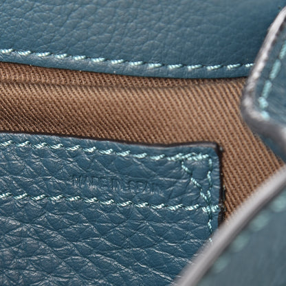 Chloe Calfskin Mini Marcie Round Crossbody Bag Teal 7 of 17