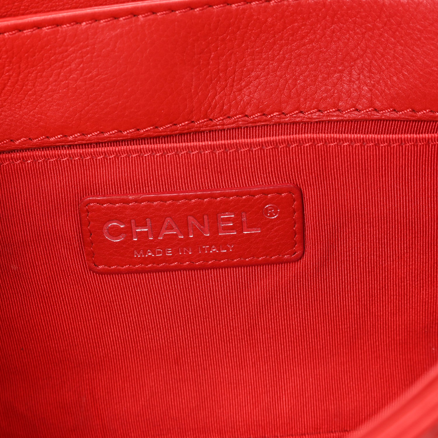 Chanel Calfskin Medium Boy Reverso Flap Red 6 of 10