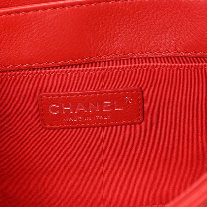 Chanel Calfskin Medium Boy Reverso Flap Red 6 of 10