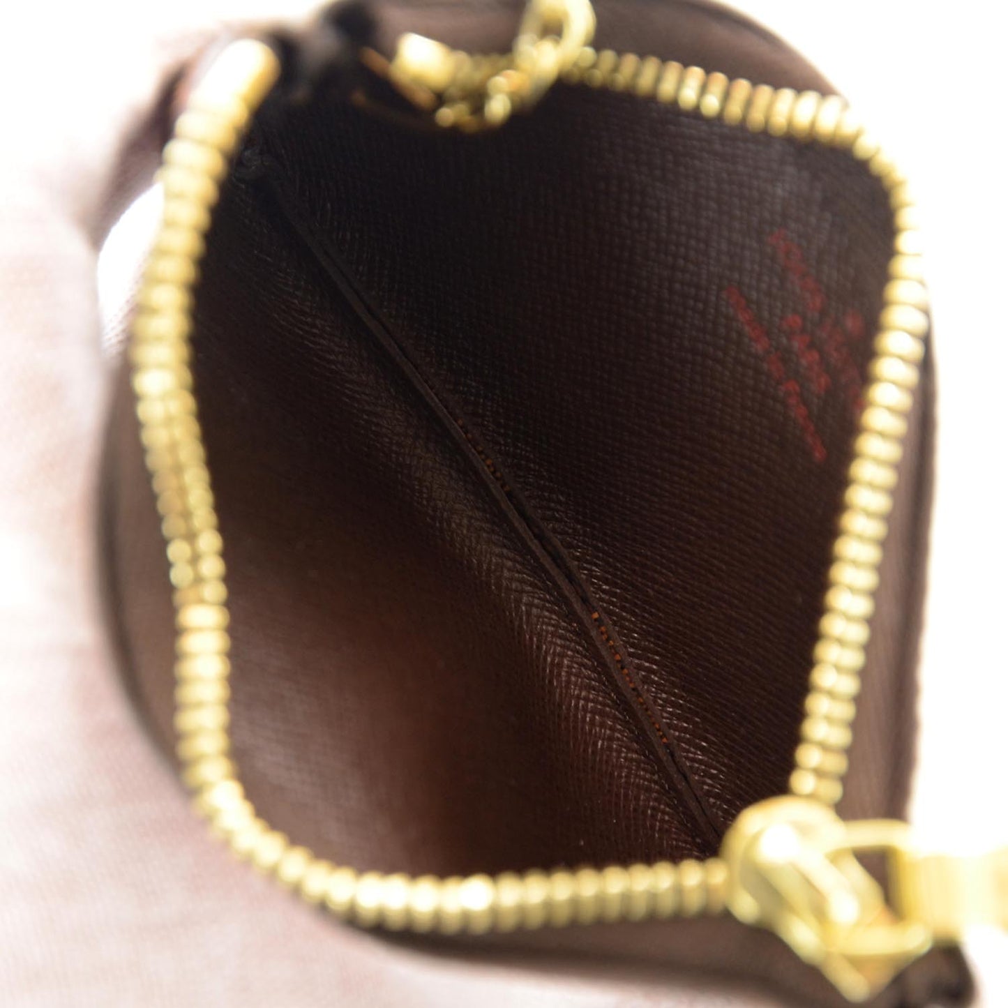 Damier Ebene Key Pouch