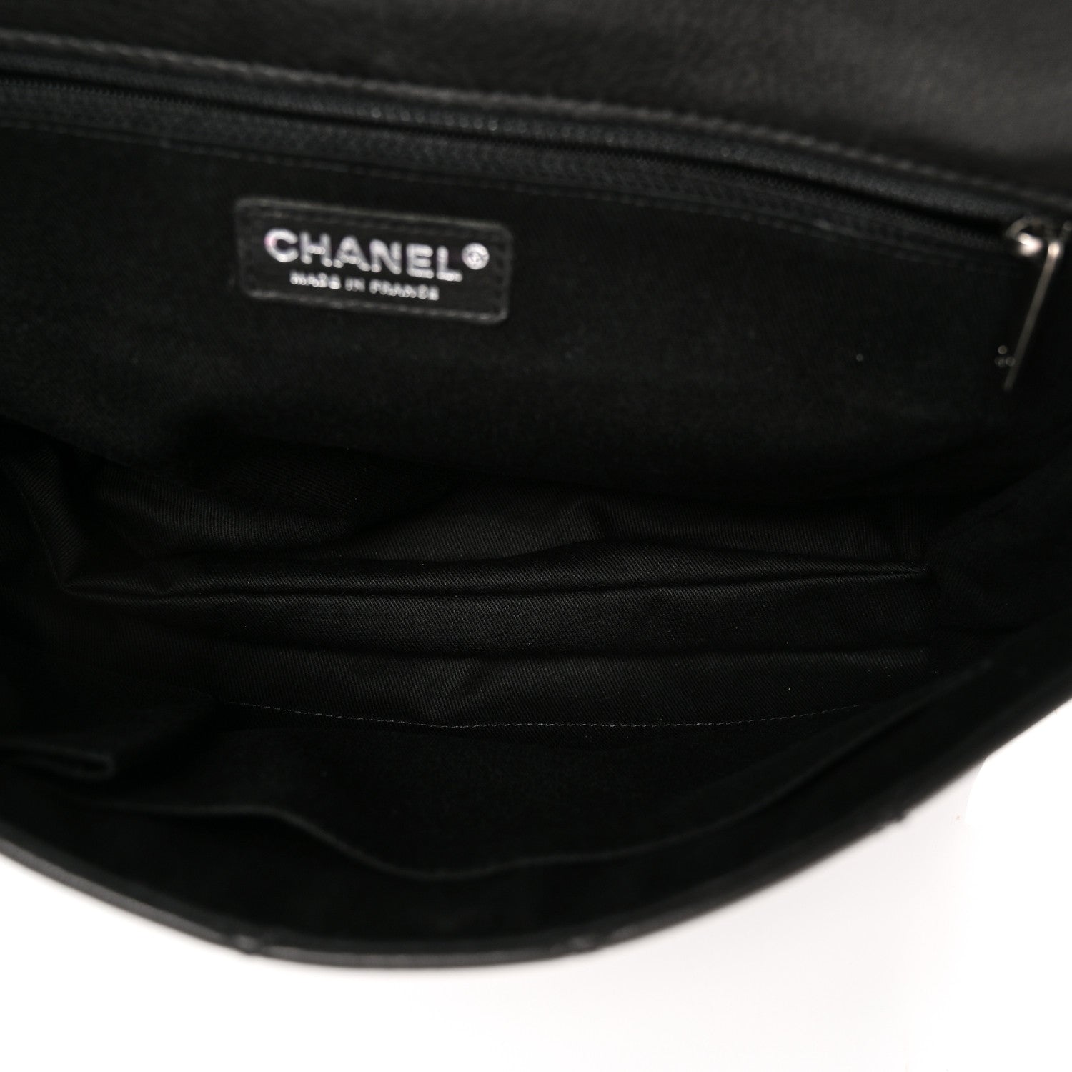 Chanel Goatskin Quilted Paris Dallas Saddle Bag Black 7 of 21