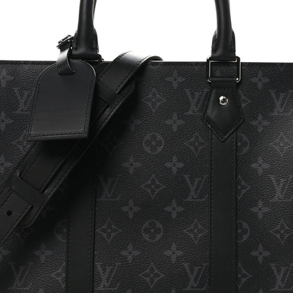 Louis Vuitton Monogram Eclipse Sac Plat Horizontal Zipper 7 of 9