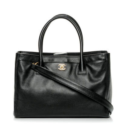 Chanel Calfskin Cerf Executive Shopper Tote Black 1 of 7