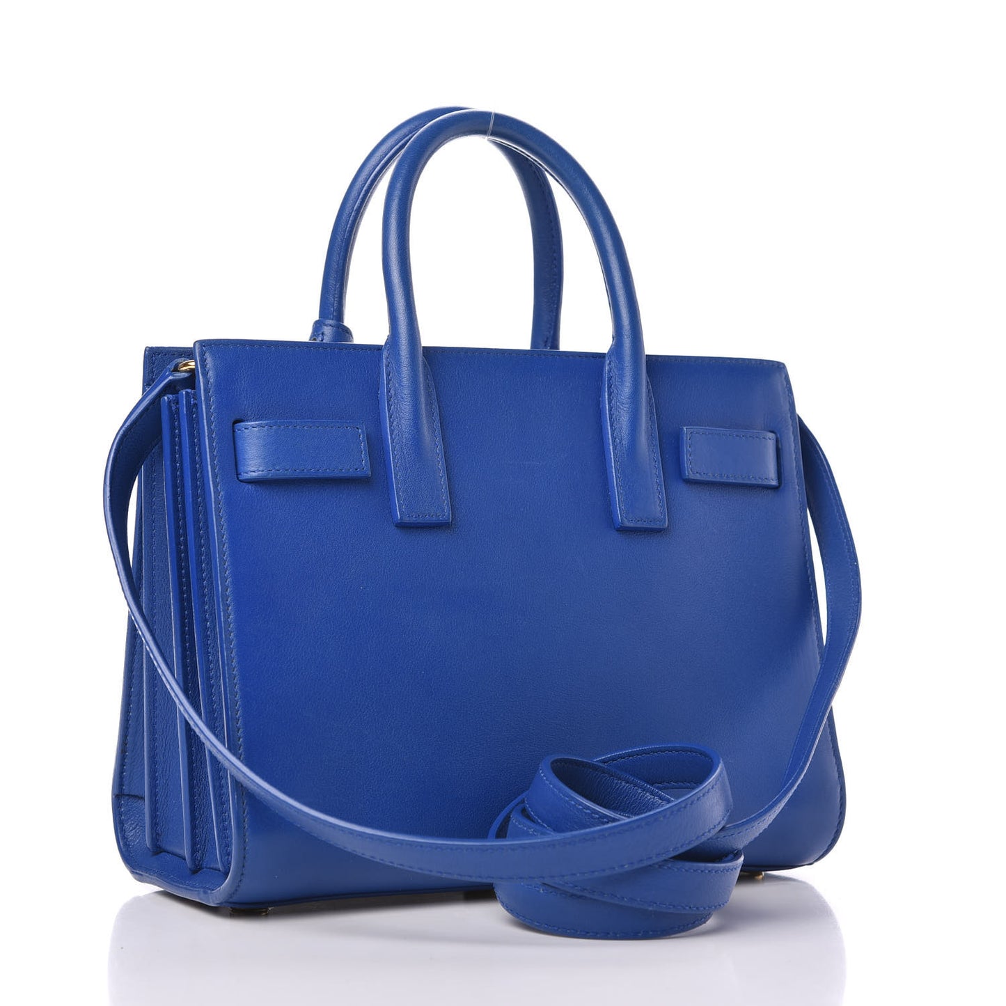 Calfskin Nano Sac De Jour Royal Blue
