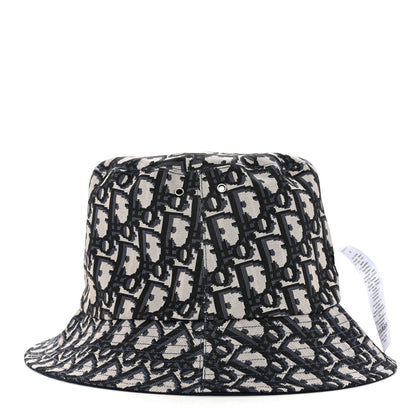 Christian Dior Oblique Reversible Teddy-D Brim Bucket Hat 58 Blue 12 of 15