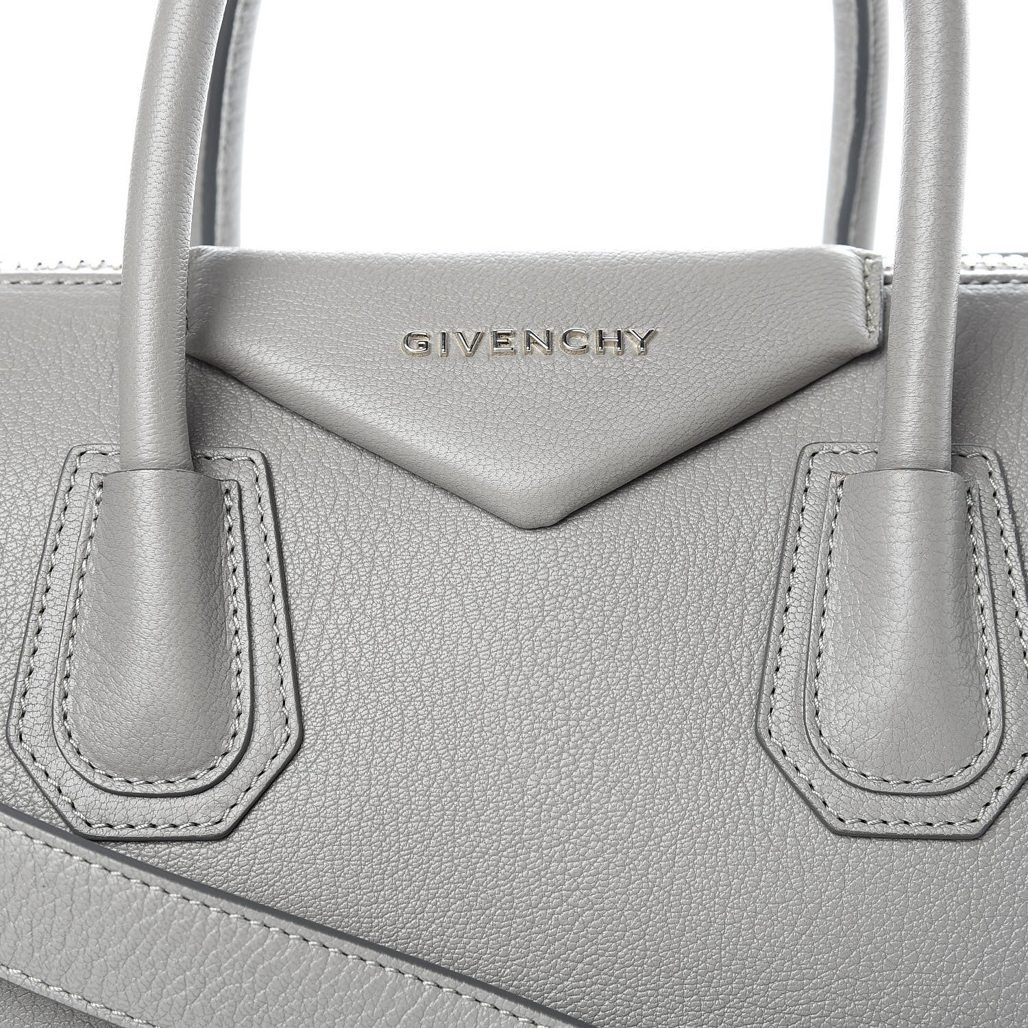 Givenchy Sugar Goatskin Small Antigona Pearl Grey 9 of 12