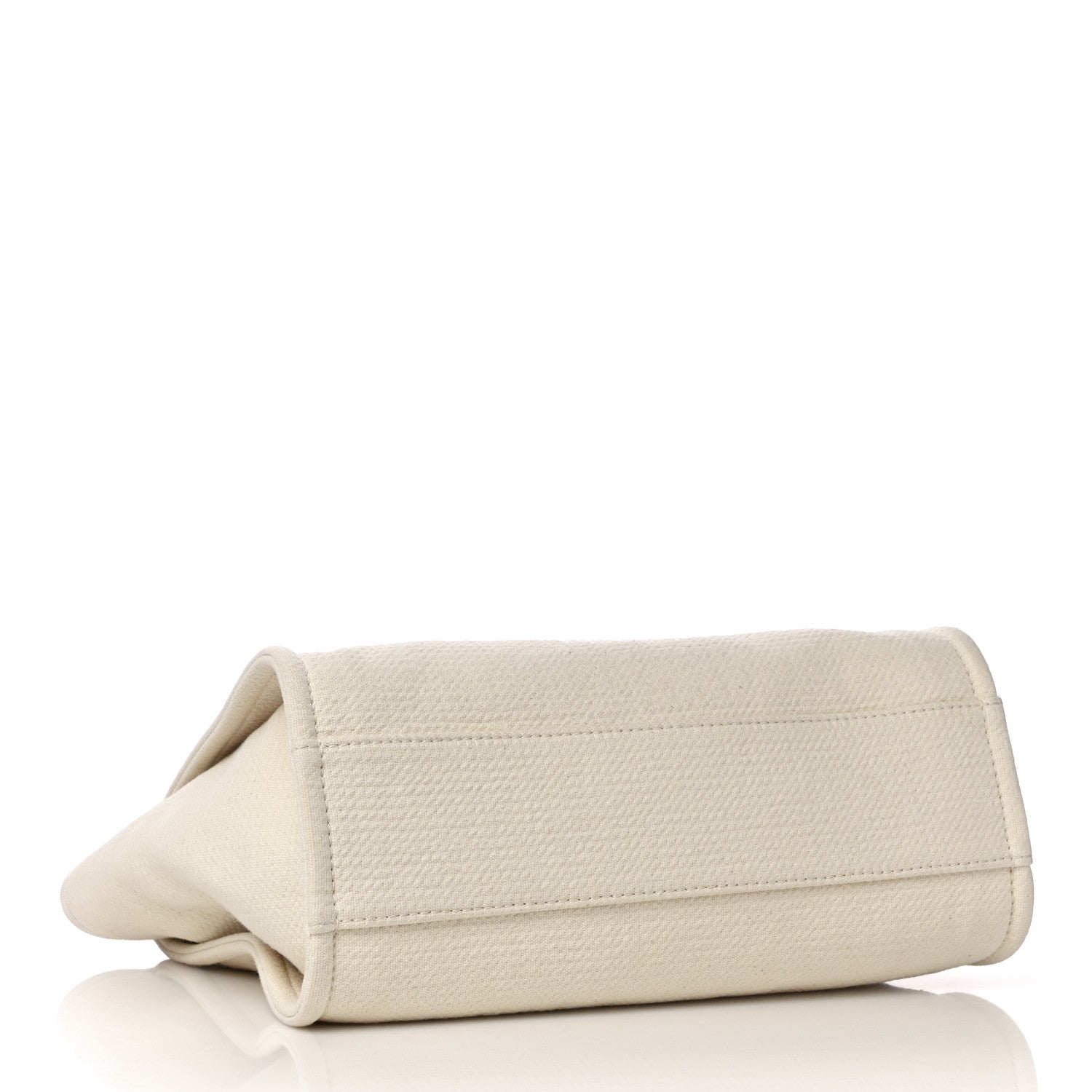 Chanel Mixed Fibers Small Deauville Tote White 5 of 11