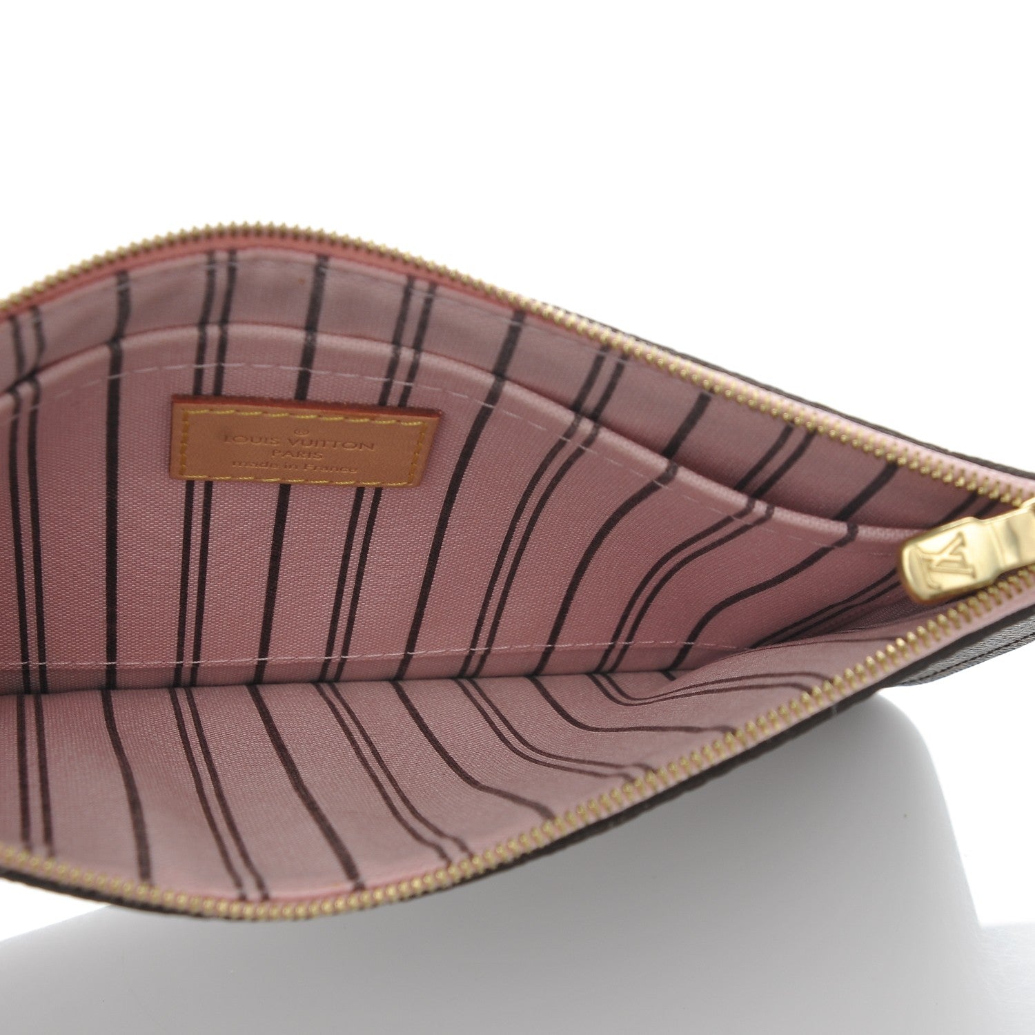 Louis Vuitton Monogram Neverfull MM GM Pochette Rose Ballerine 5 of 7