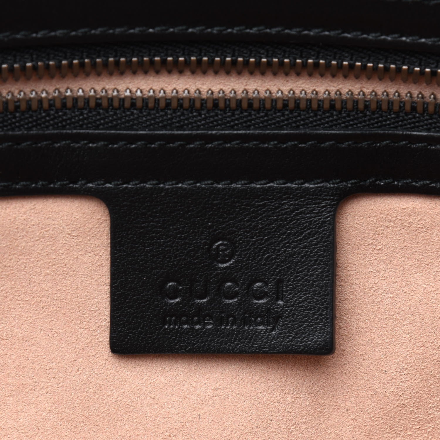Gucci Calfskin Matelasse Mens GG Marmont Belt Bag 80 32 Black 5 of 12