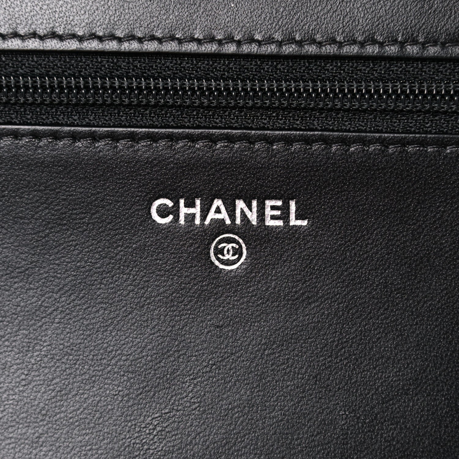 Chanel Lambskin Quilted Boy Wallet On Chain WOC Black 5 of 14