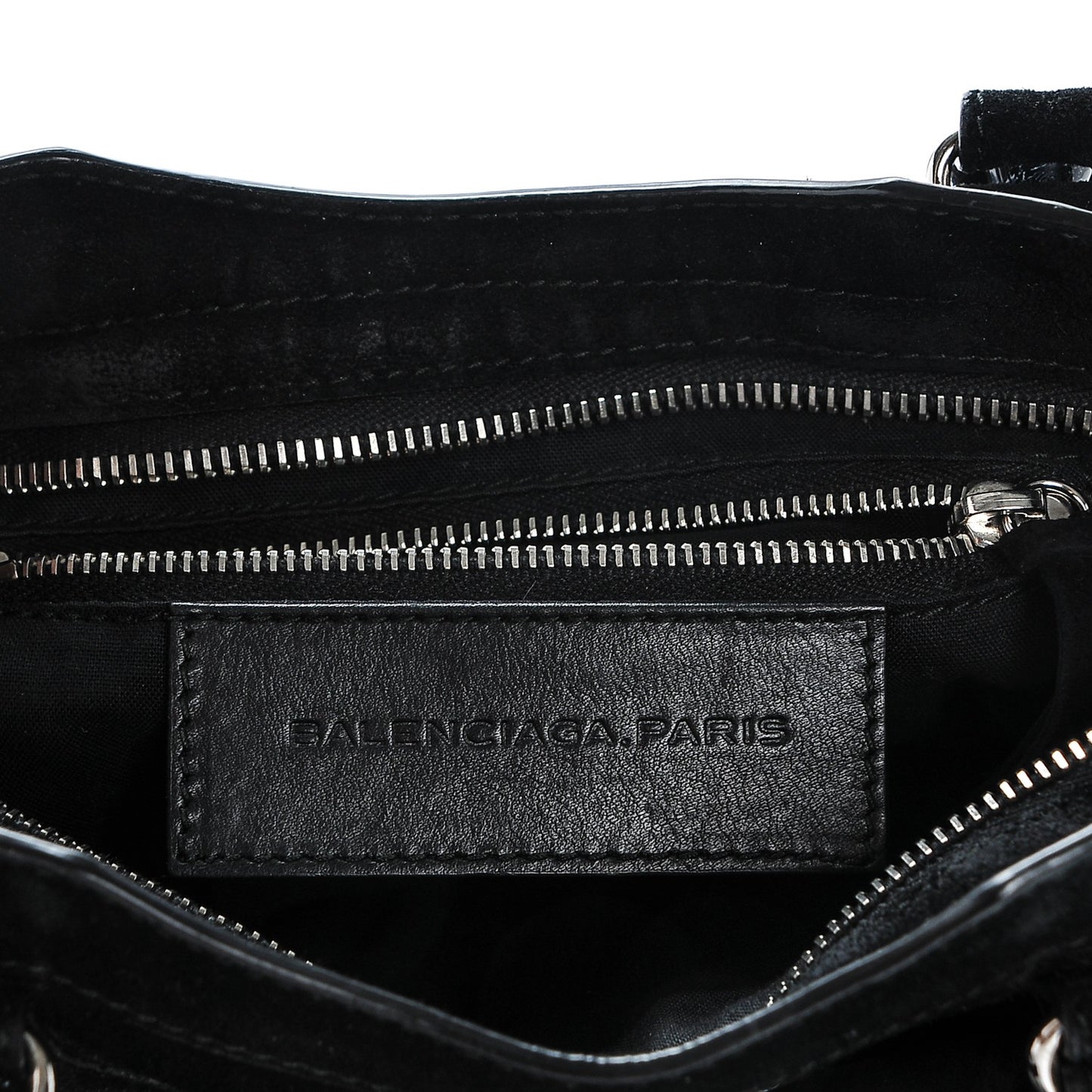 Baby Daim Suede Marble Hardware Mini City Black