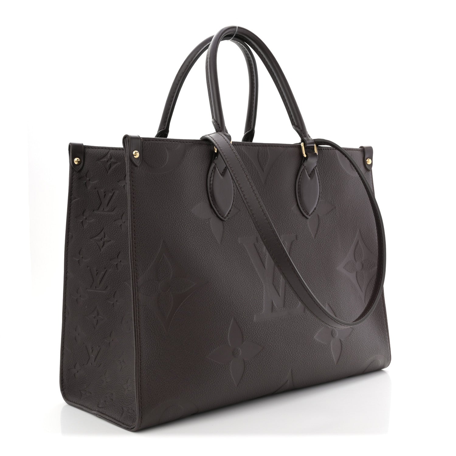 Louis Vuitton Empreinte Monogram Giant Onthego MM Chocolate 3 of 10