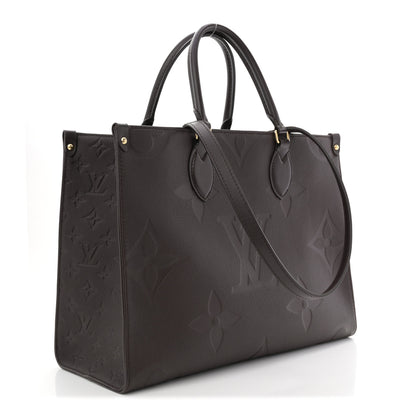 Louis Vuitton Empreinte Monogram Giant Onthego MM Chocolate 3 of 10