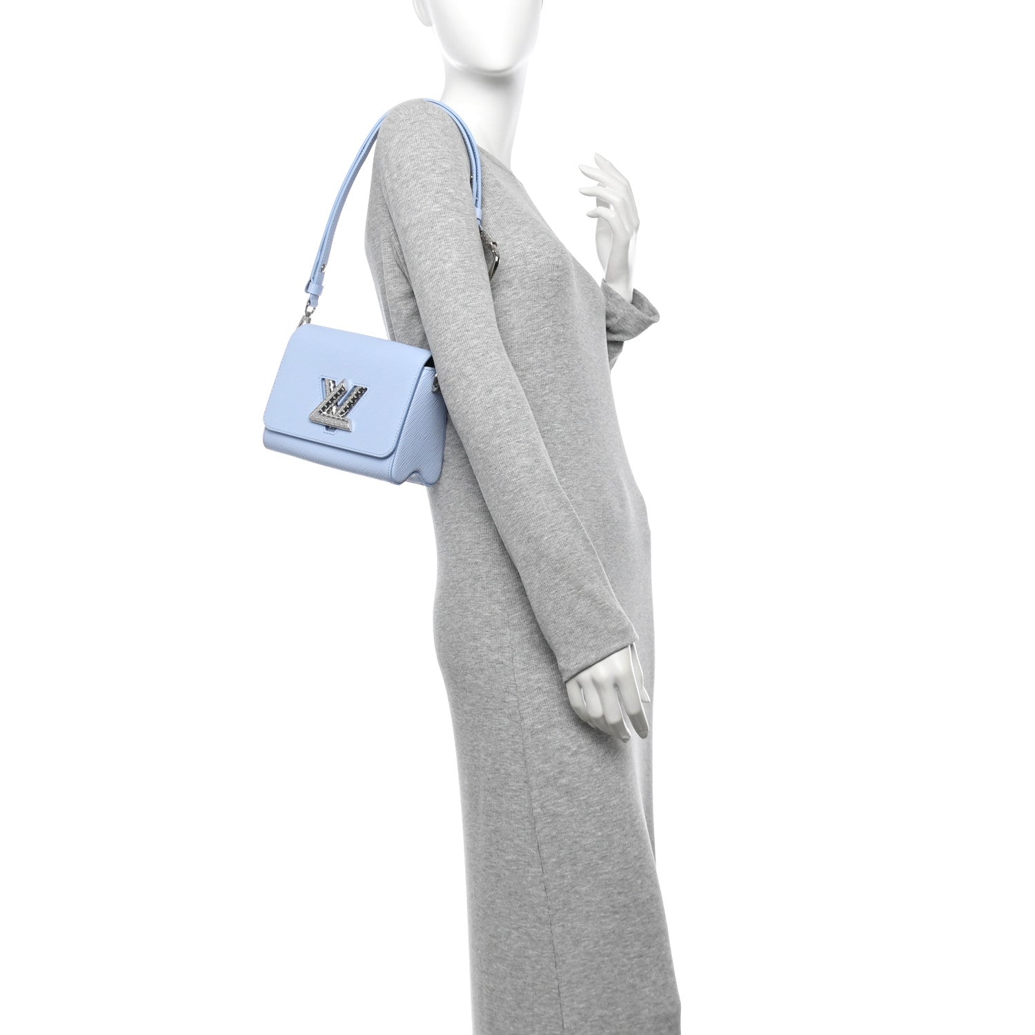Louis Vuitton Epi Twist My Heart Shoulder Bag PM Candy Blue 2 of 10
