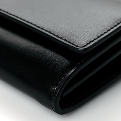 Off-White Calfskin Jitney Chain Wallet Black 8 of 8