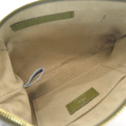 Fendi Leather Tassel Pochette Green 8 of 8