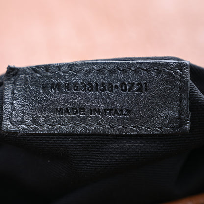 Saint Laurent Crinkled Calfskin Matelasse Monogram Medium Niki Chain Satchel Light Caramel 7 of 11