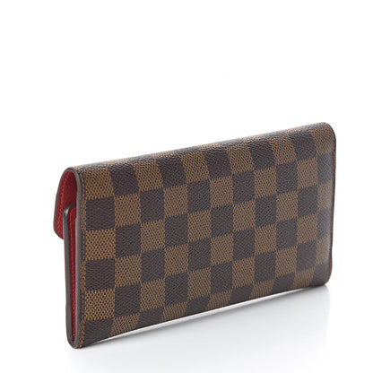Louis Vuitton Damier Ebene Josephine Wallet Red 4 of 11