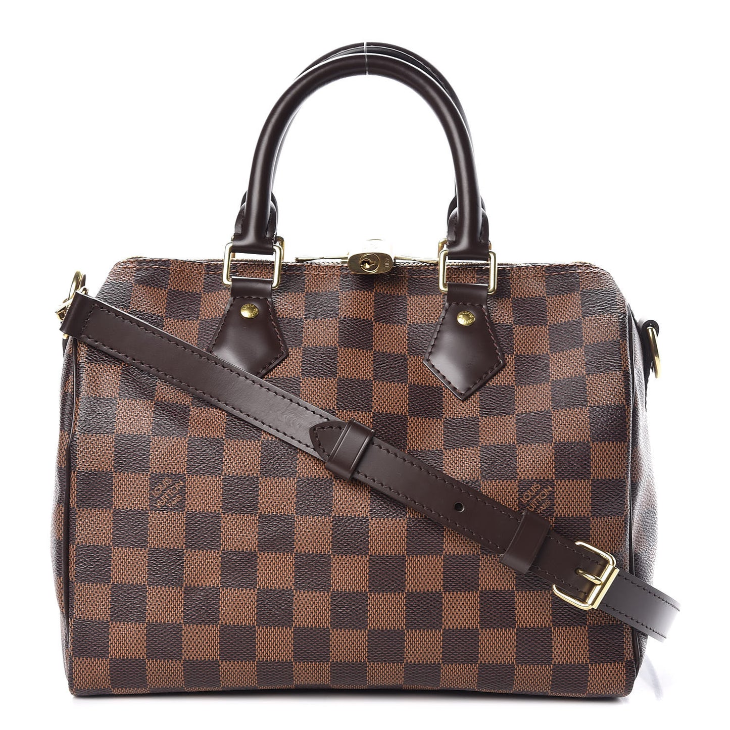 Damier Ebene Speedy Bandouliere 25