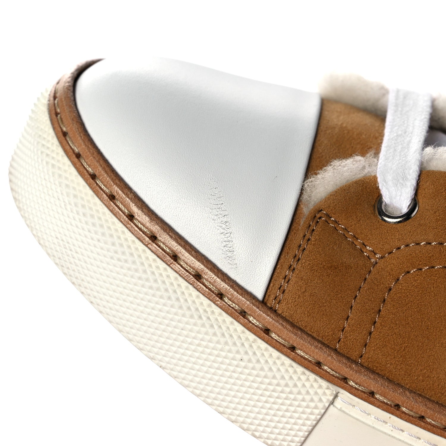 Hermes Woolskin Womens Climb Sneakers 38 Brun Fume 8 of 14