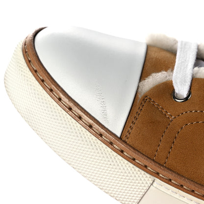 Hermes Woolskin Womens Climb Sneakers 38 Brun Fume 8 of 14