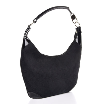 Gucci Monogram Classic Ring Hobo Black 3 of 13