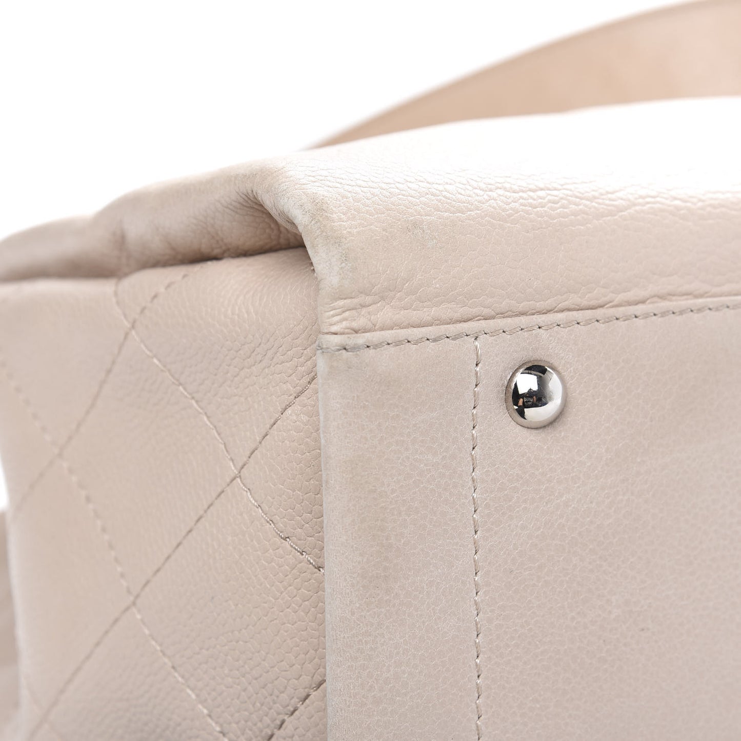 Caviar Executive Cerf Shopper Tote Beige